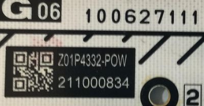 FUENTE PARA TV SONY / NUMERO DE PARTE 1-006-772-21 / APS-433/B(CH) / 100677221 / 100627111 / Z01P4332-P0W / 211000834 / PANEL HDBO075DDU02 / MODELO XR-75Z9J / XR75Z9J - Imagen 2
